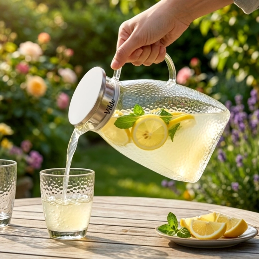 Verre borosilicaté et versement confortable