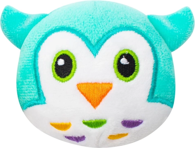 Douces figurines en peluche souris et hibou