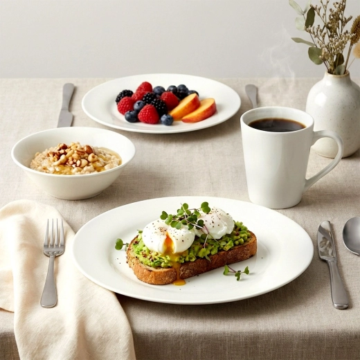 Geschikt voor vaatwasser en magnetron