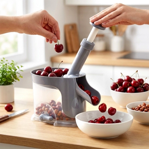 Schnelles Entkernen von Kirschen, Sauerkirschen und Oliven