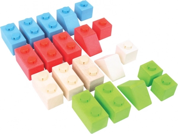 Bigjigs Baby Wooden Construction Primary Set