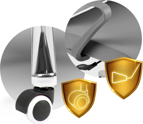 Stabile Basis und leise Rollen