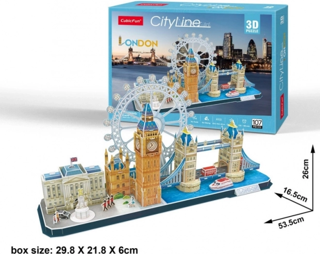 Puzzle 3D City Line Londres