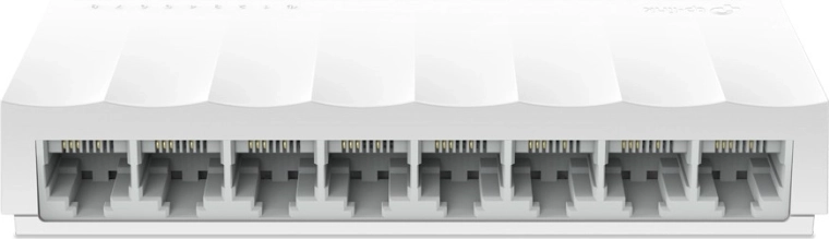 TP-Link LiteWave LS1008 netwerkswitch met 8 poorten van 10/100 Mb/s