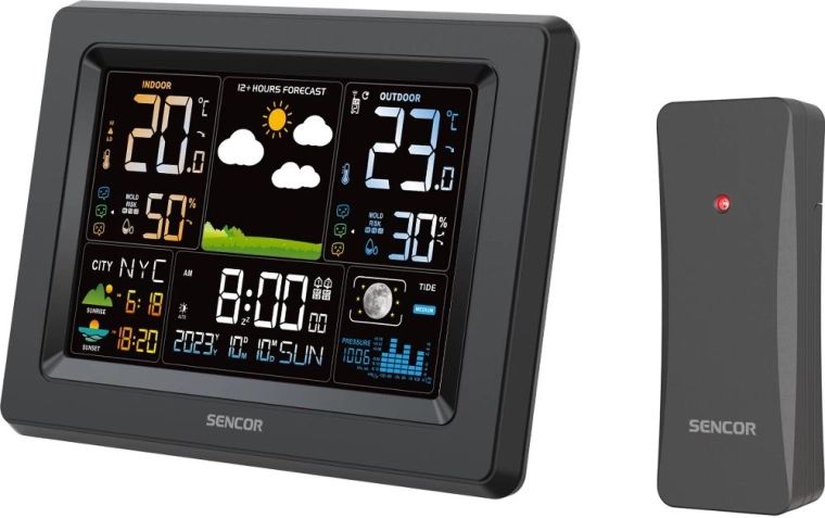 Wetterstation Sencor mit kabellosem Sensor