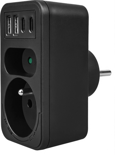 Up to four devices via USB at once