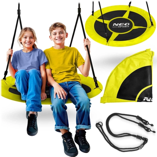 Balançoire ronde nid de cigogne Neo-Sport Swingo 105 cm