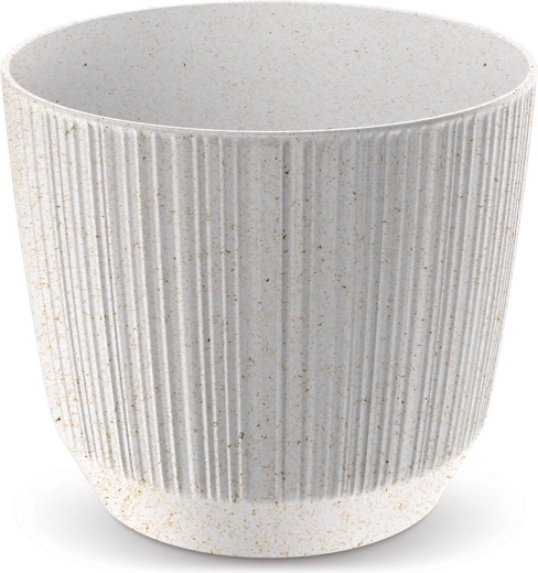 Cache-pot Ryfo Eco Wood 12,6 cm blanc