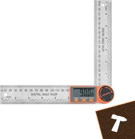 Mesure précise 0–360° avec écran LCD
