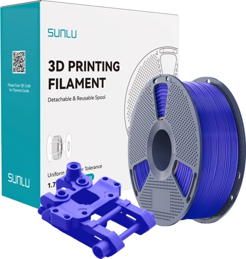 Sunlu ABS-filament met oppervlakafwerking blauw