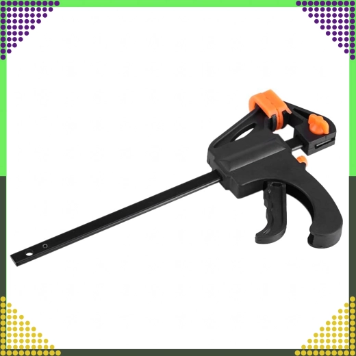 One-handed quick clamping with pistol grip