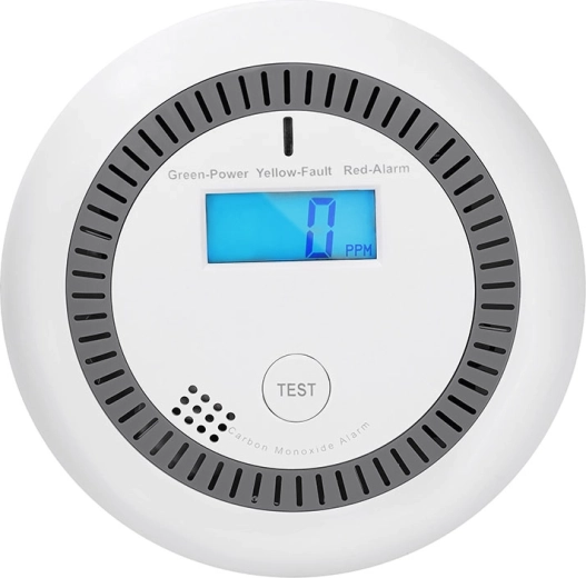 Solight koolmonoxidemelder (CO) met lcd-display en alarm van 85 dB