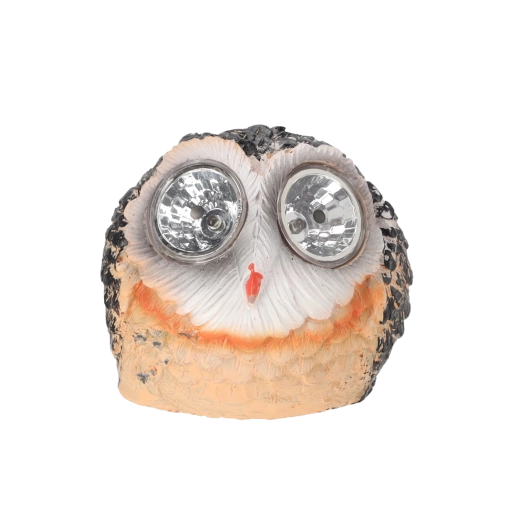 Decoratieve uil op zonne-energie