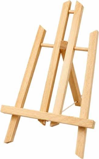 Tabletop painting easel for comfortable work