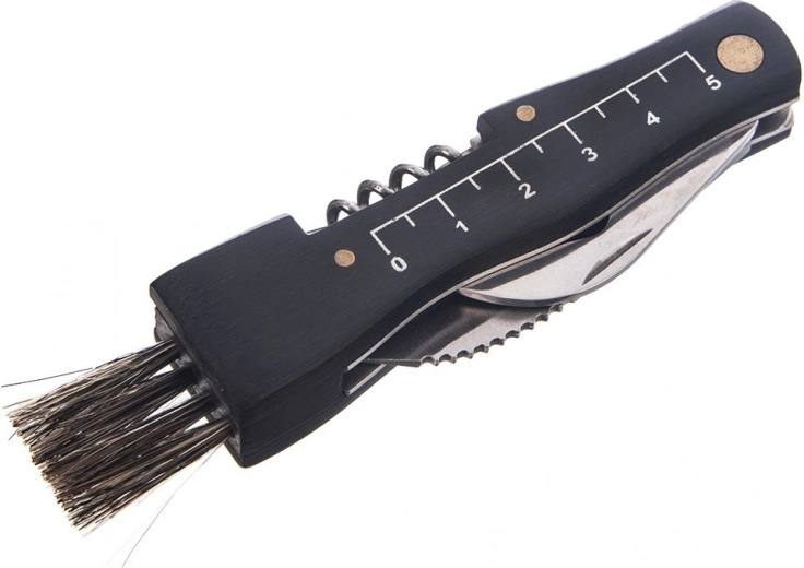 Multifunctioneel zakformaat met kurkentrekker