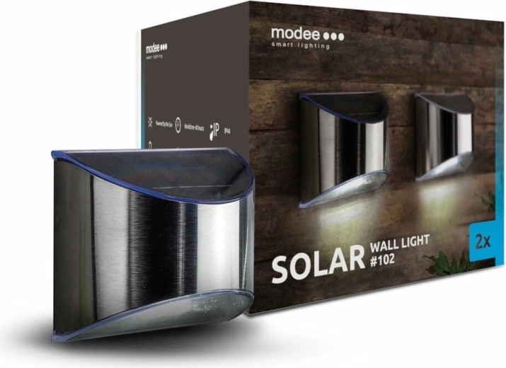 Modee Smart Lighting slimme solar wandlampen 2 stuks