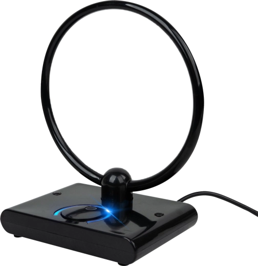 Antenne intérieure active pour DVB‑T avec filtre LTE et amplificateur 28 dB - 1 pièce