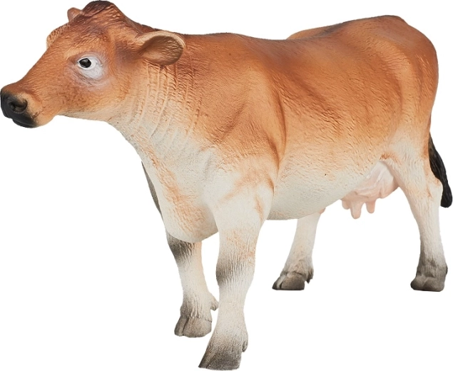 Realistic Plastic Figurine of Jersey Cow