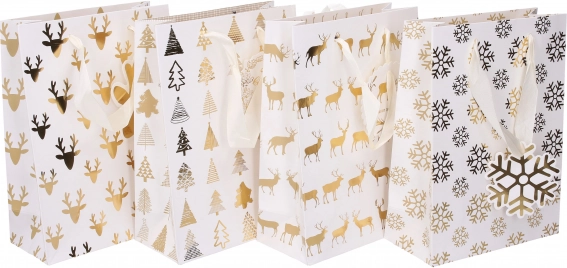 Papieren cadeauzak S Kerst 23,5 × 17,5 × 8 cm