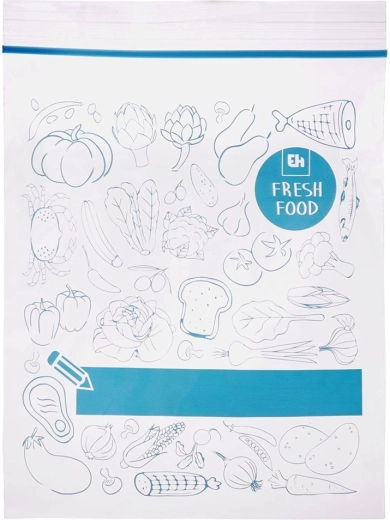 Transparent design with space for a label