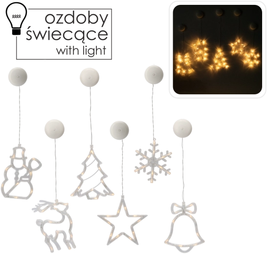 Warm white light for a cozy atmosphere