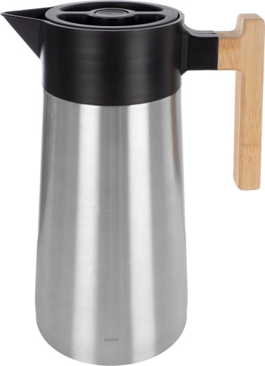 Thermoskan 2,1 l rvs/kunststof, zilverkleurig