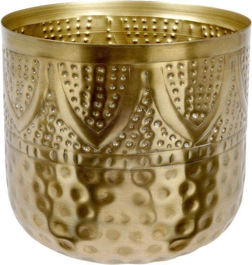 Duurzaam metaal met messing afwerking