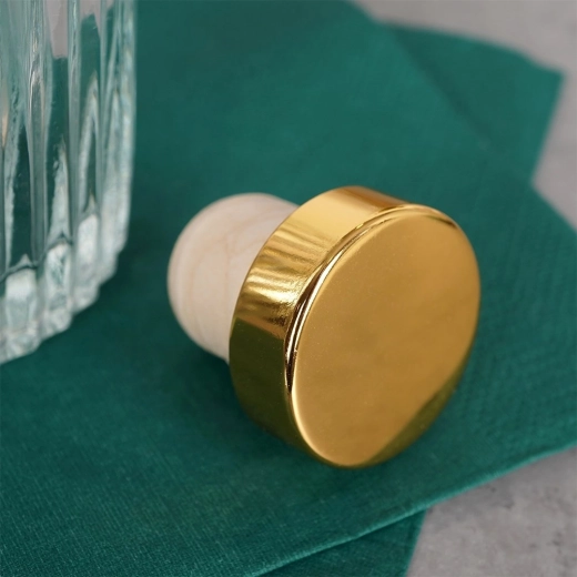Tight gold cork