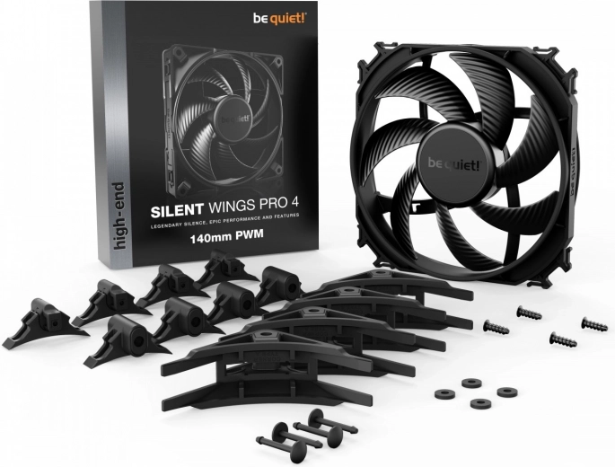 be quiet! Silent Wings Pro 4 140 mm PWM – ventilateur silencieux et performant