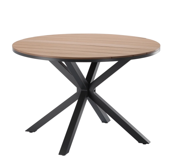 Modern design en ronde vorm voor samen tafelen