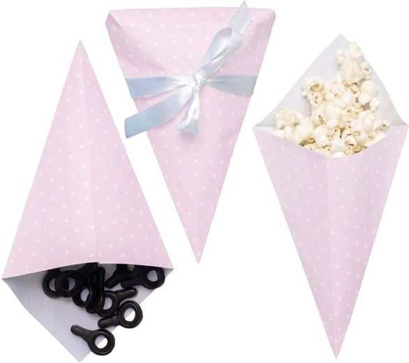 JaBaDaBaDo pink sweet cones - 6 pcs