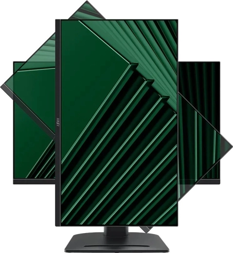 Pied ergonomique avec réglage en hauteur, inclinaison, rotation et pivot