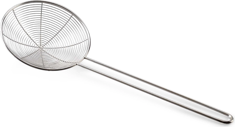 Edelstahl-Sieb mit Griff 14 cm