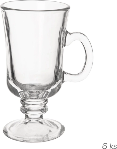 Tasse en verre Bill 240 ml (6 pcs)