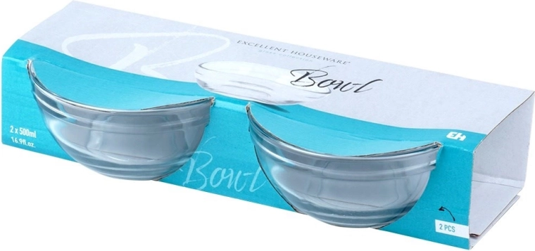 Set aus 2 Schalen mit 500 ml Volumen