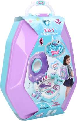 Mallette de maquillage pour enfants 2-en-1 39,5 cm