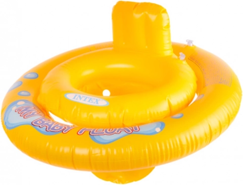 Kinder opblaasbare zwemring met zitje INTEX 67 cm
