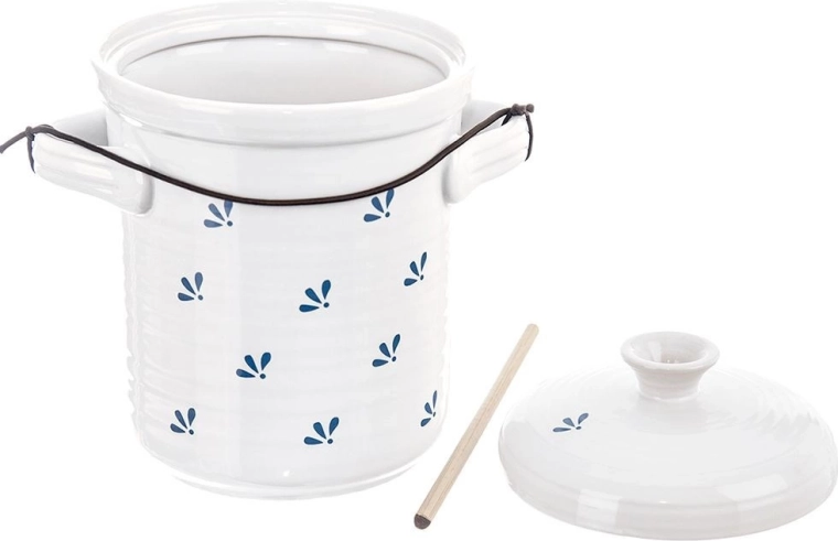 Doppelter Deckel und Andruck für sicheres Fermentieren