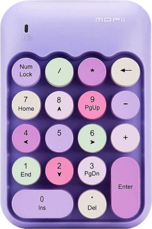 Draadloos numeriek toetsenbord MOFII X910 (paars)
