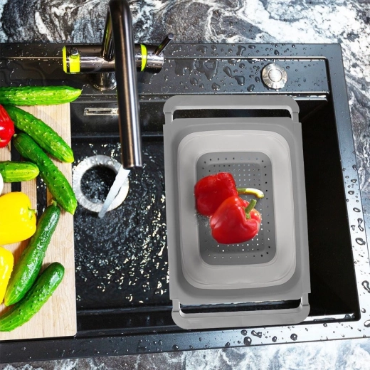 Ausziehbare Griffe für die Nutzung über der Spüle