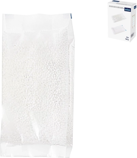 Absorbeur d'humidité pour espaces de rangement 100 g - 3 pièces