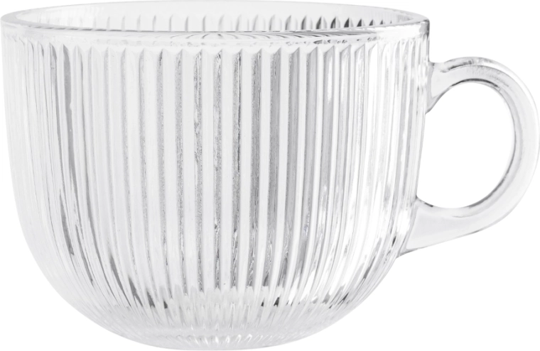 Selena jumbo glass mug 510 ml