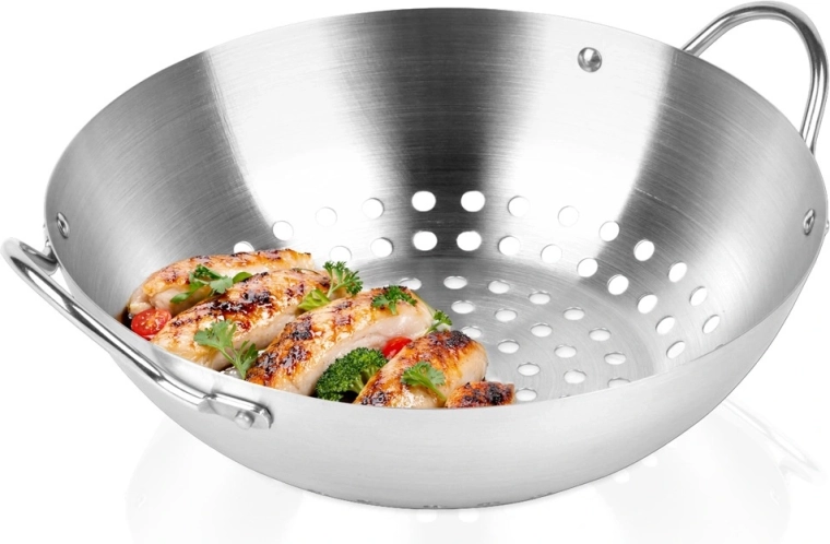 Panier de grillade perforé Vilde en acier inoxydable 20,5 cm
