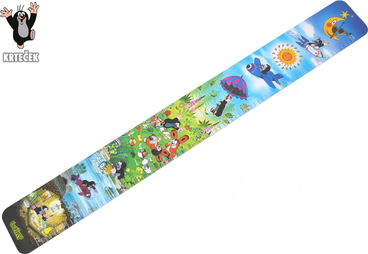 Wandmaßstab Maulwurf 90 cm Papier/Karton