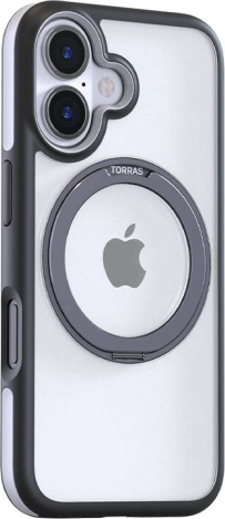 Coque TORRAS Ostand R Fusion pour iPhone 16 noire