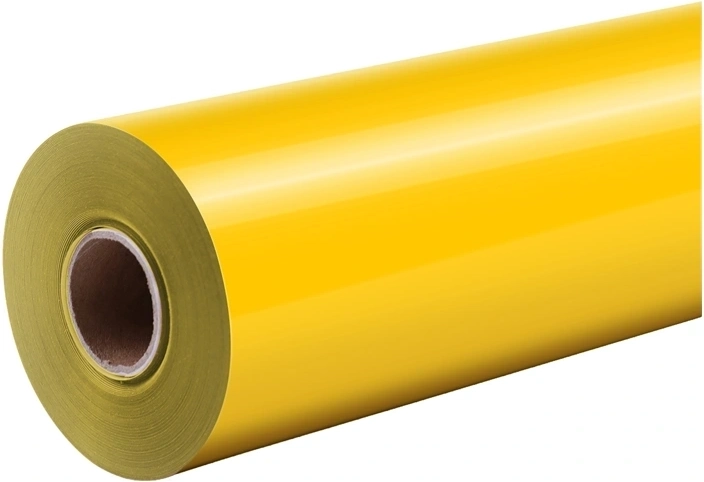 HTVRONT Pure folie voor thermotransfer 30,5 cm × 1,8 m geel