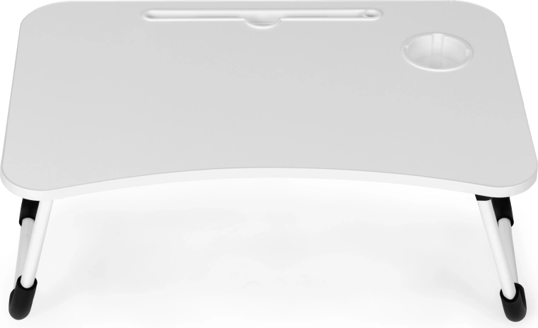 Integrierter Becherhalter und Schlitz für Tablet