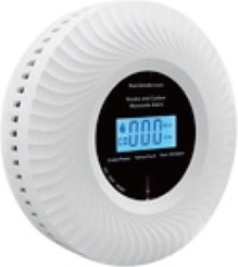 Détecteur sans fil de monoxyde de carbone et de fumée SafeSensor 5000 2 en 1 avec batterie Li‑ion