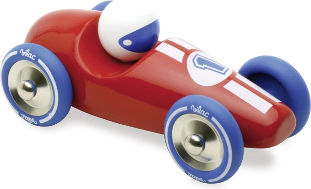 Vilac Racing Car GM red with blue wheels