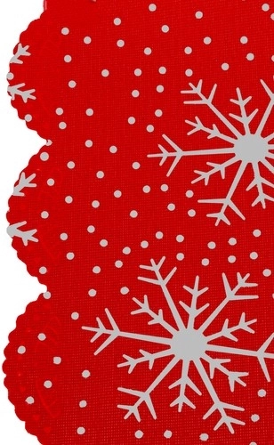 Kerstmotief met sneeuwvlokken